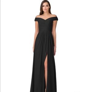 AZAZIE AUDRIANNA Black Bridesmaids Dress Size 2